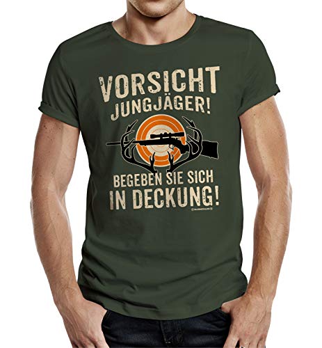 Herren T-Shirt für Jung-Jäger nach der Jagdprüfung von RAHMENLOS