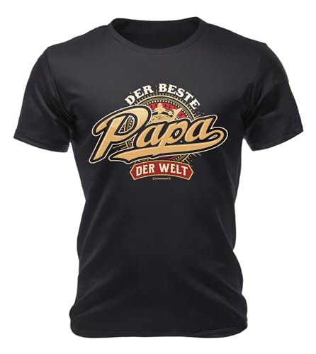 Herren T-Shirt für den besten Vater: Der Beste Papa der Welt von RAHMENLOS