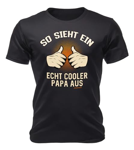 Herren T-Shirt für den lässigen Vater: So Sieht EIN echt Cooler Papa aus von RAHMENLOS