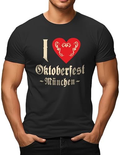 Original Oktoberfest München 2025 Herren Trachten T-Shirt - Bayern - lizenziert durch die LHS München von RAHMENLOS