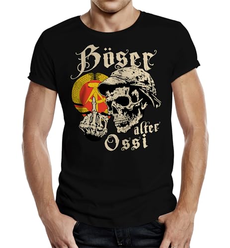 Herren T-Shirt für Männer aus der DDR: Böser Alter Ossi von RAHMENLOS