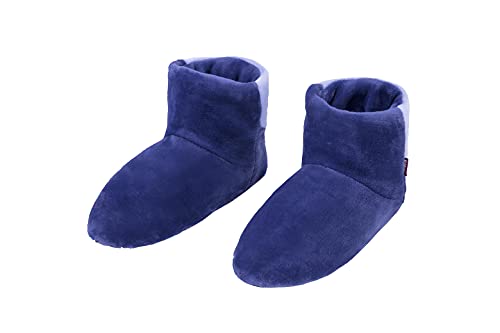 RAIKOU Cosyshoe Hausschuhe-Pantoffel Stiefel für Damen, Herren aus Micro Flausch mit ABS und Rutschfester Sohle, Super Flauschige (Fjoed,34-37) von RAIKOU