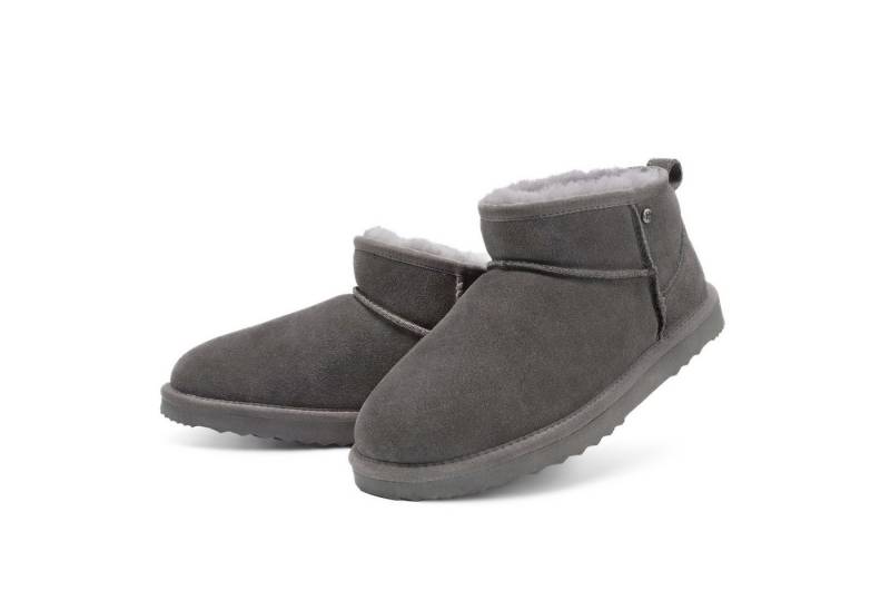 Parfeying Damen Herren KLASSISCHE LEDERSTIEFELETTEN Stiefelette (aus luxuriösem australischem Lammerfell Plüsch) von Parfeying