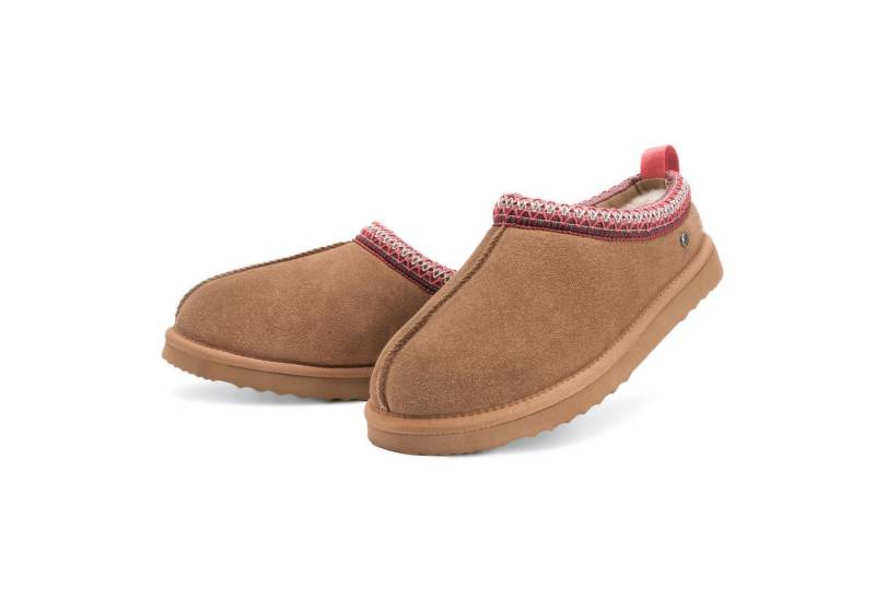 Parfeying Damen Pantoffeln TASZEN Style aus luxuriösem australischem Lammerfell Plüsch Hausschuhe echtem weicher Merinowolle 100% natürliche Materialien von Parfeying