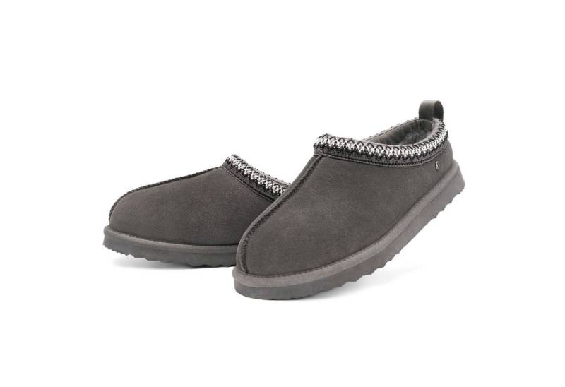 RAIKOU Damen Pantoffeln TASZEN Style aus luxuriösem australischem Lammerfell Plüsch Hausschuhe echtem weicher Merinowolle 100% natürliche Materialien von RAIKOU