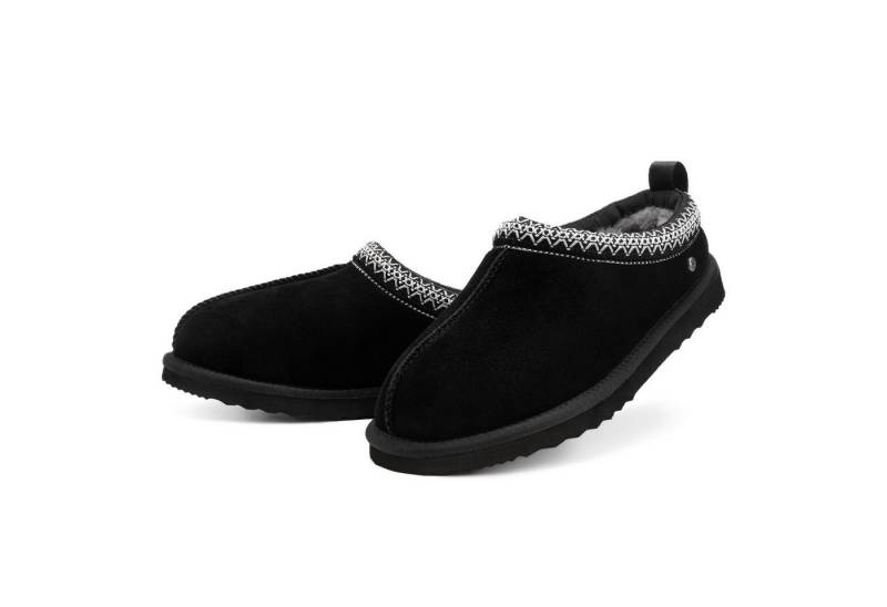 Parfeying Damen Pantoffeln TASZEN Style aus luxuriösem australischem Lammerfell Plüsch Hausschuhe echtem weicher Merinowolle 100% natürliche Materialien von Parfeying