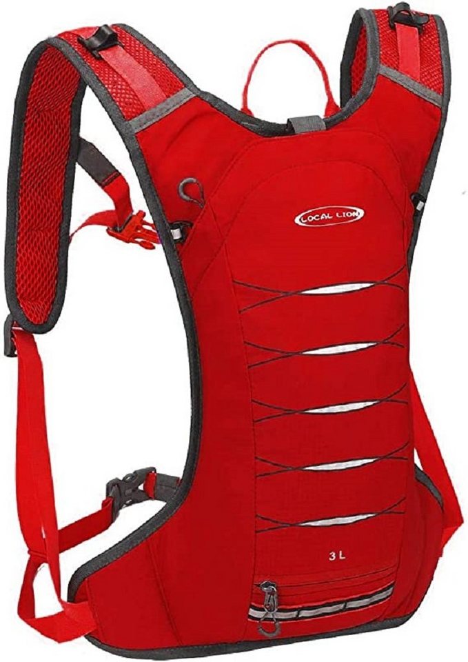 RAIKOU Fahrradrucksack 3L Laufrucksack ultraleicht für Radsport Laufen Joggen Outdoor, Ultraleicht,Sportrucksack Wanderrucksack Marathon von RAIKOU