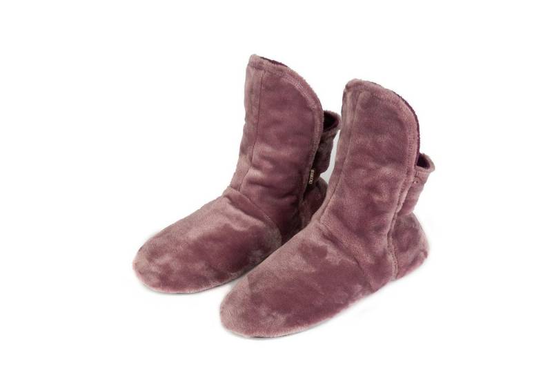 RAIKOU Klassische Hausschuhe Damen Herren rutschfester Sohle Hüttenschuhe Hausschuh (Set) flauschig von RAIKOU