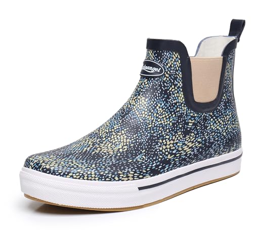 RAINANGEL Regenstiefel für Damen und Herren, Unisex, knöchelhoch, rutschfest, Regenstiefel mit bequemen, leichten Garten-Gummistiefeln und Outdoor-Arbeitsschuhen, wasserdichte Angeldeck-Stiefel RAINANGEL Regenstiefel für Damen und Herren, Unisex, knöchelhoch, rutschfest, Regenstiefel mit bequemen, leichten Garten-Gummistiefeln und Outdoor-Arbeitsschuhen, wasserdichte Angeldeck-Stiefel von RAINANGEL