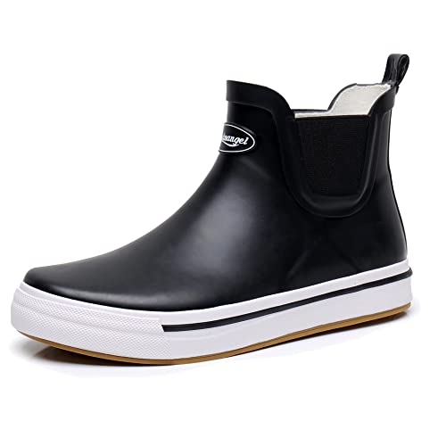 RAINANGEL Regenstiefel für Damen und Herren, Unisex, knöchelhoch, rutschfest, Regenstiefel mit bequemen, leichten Garten-Gummistiefeln und Outdoor-Arbeitsschuhen, wasserdichte Angeldeck-Stiefel RAINANGEL Regenstiefel für Damen und Herren, Unisex, knöchelhoch, rutschfest, Regenstiefel mit bequemen, leichten Garten-Gummistiefeln und Outdoor-Arbeitsschuhen, wasserdichte Angeldeck-Stiefel von RAINANGEL