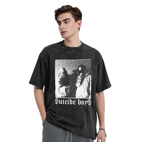 Männer-/Frauen Sui*ci*de*Boys Hip-hop Duo Retro-Sommer-T-Shirts, Kurzarm-Shirts: EIN Huldigungstrank an die Nostalgie von RAINAT