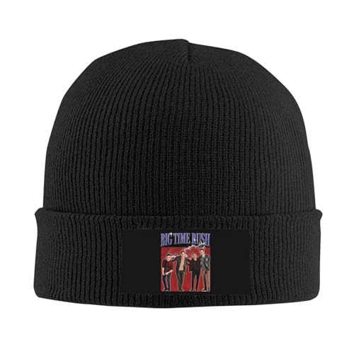 Time Rock Music Boy Band Rush Stylish Dad Beanie Hat with Soft Velvet Patch: Bleibe warm und stylish von RAINAT