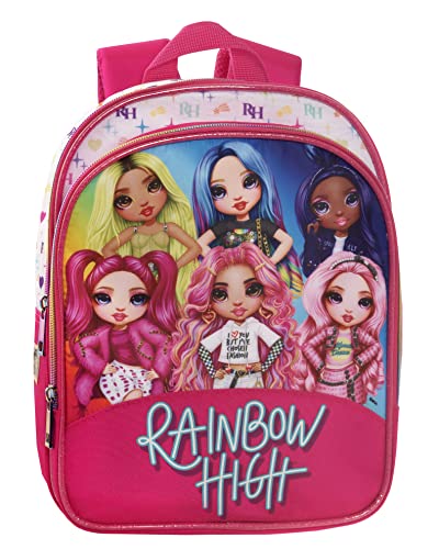 RAINBOW HIGH , Mini-Rucksack, Unisex, Kinder und Jungen, Rosa (Pink), Einheitsgröße, Rosa, Taglia unica, Casual von Franco Cosimo Panini