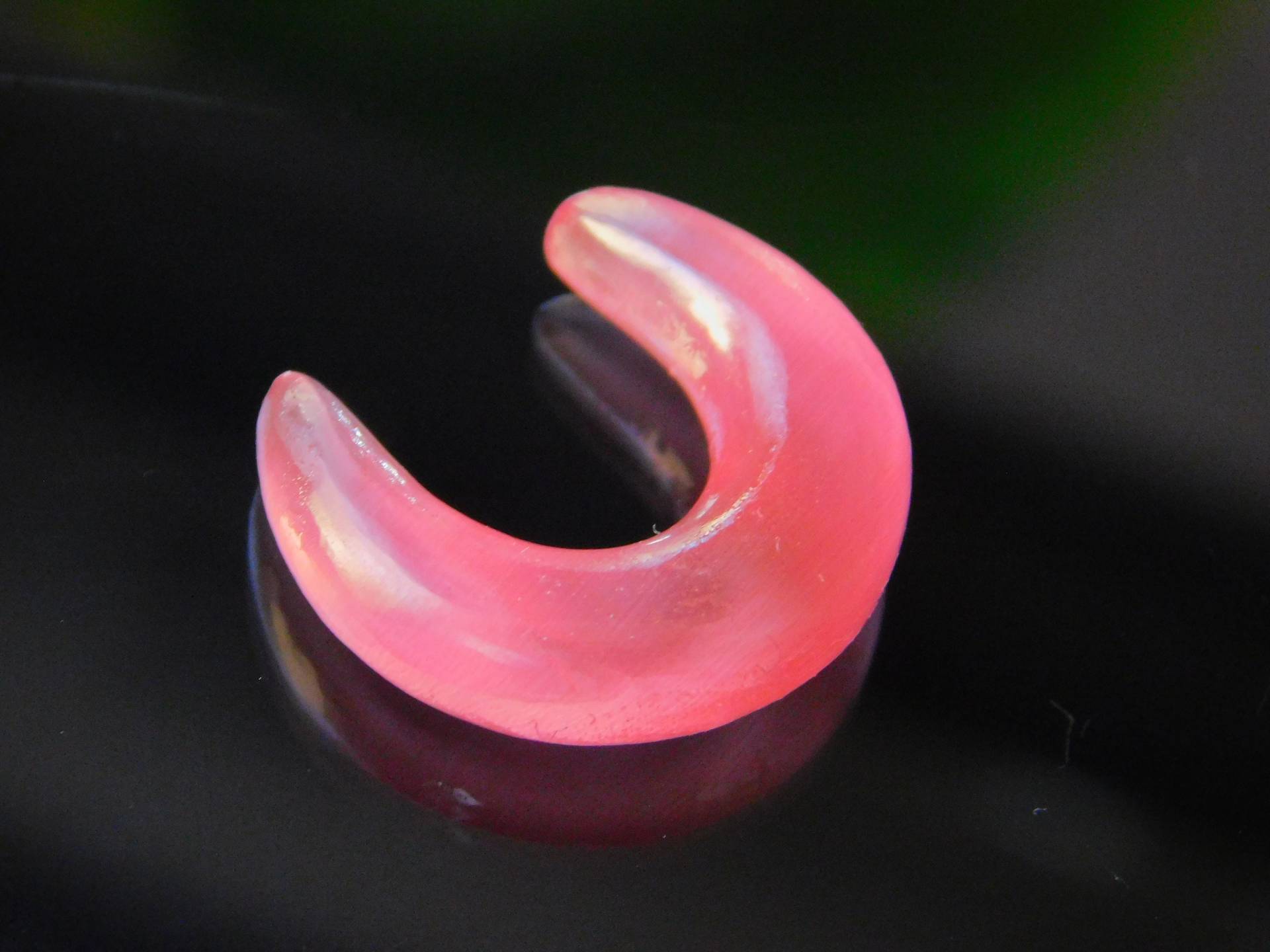 Rosa Katzenauge Pincher Ohr Gauge Plug Septum Rosa Katzenauge Pincher Ohr Gauge Plug Septum von RAINBOWGEMS2018