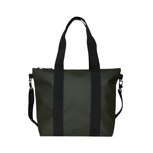 RAINS BORSA TOTE BAG MINI W3 GREEN ART.14160 von RAINS