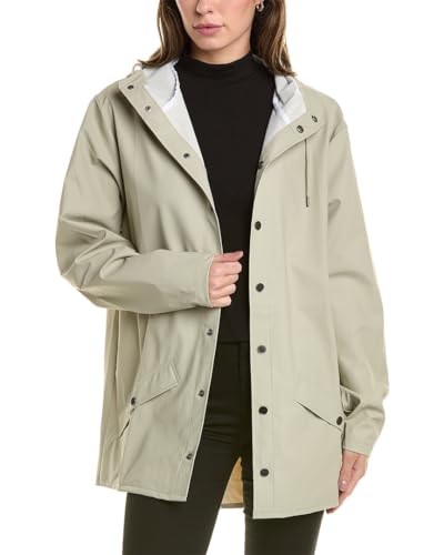 RAINS Herren Jacket Regenjacke, 80 Cement, XS von RAINS