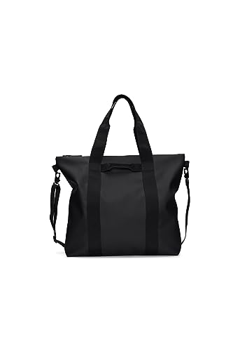 RAINS TOTE BAG W3 BLACK ART 14150 von RAINS