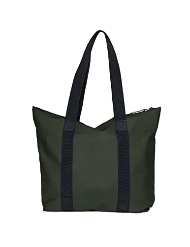 RAINS Tote Bag Rush Handtasche für Damen, 03 Grün, Einheitsgröße von RAINS