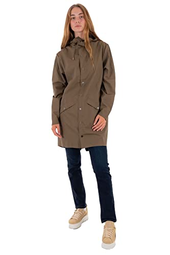 RAINS Unisex Lange Jacke Regenjacke, 66 Wood, M von RAINS