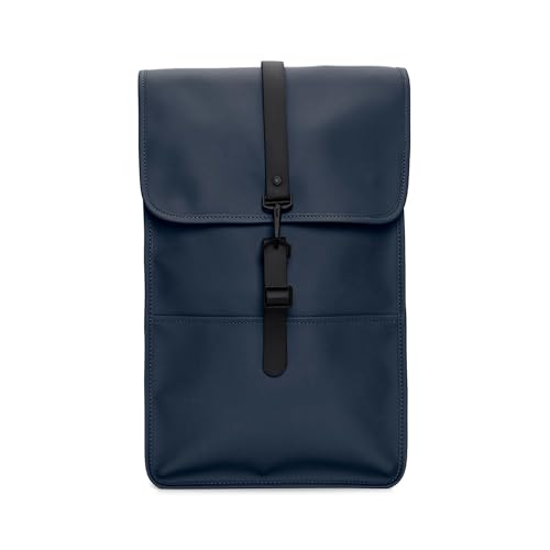 Rains Rucksack – Wasserdichter Rucksack für Damen und Herren – Laptop-Tasche für Arbeit oder Reisen, Marineblau, Regular, Modern von RAINS