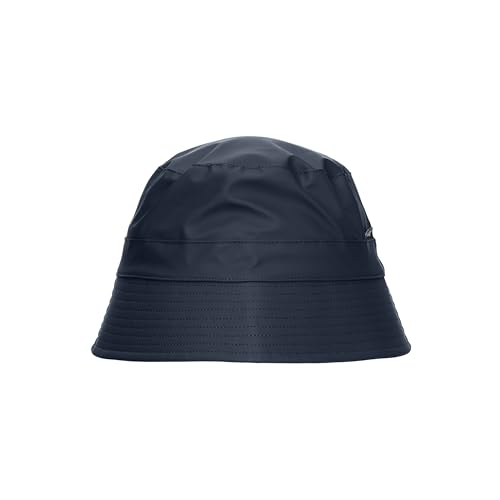 Rains Unisex Bucket Hat Beanie, 47 Navy, L von RAINS