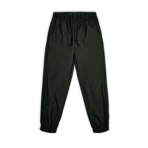 Rains Unisex Normale Hose, 03 Grün, L von RAINS