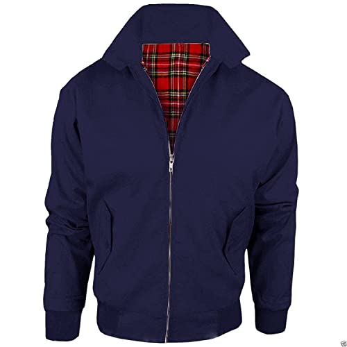 Herren Harrington Klassisch Vintage Retro 1970er Jahre Bomber Moderne Jacke von RAIS