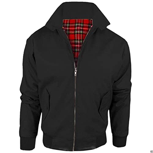 Herren Harrington Klassisch Vintage Retro 1970er Jahre Bomber Moderne Jacke von RAIS