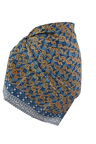 RAJBHOOMI HANDICRAFTS Damen Sarong Badeanzug, 100 % Baumwolle, Blockdruck, für Herren und Damen, lang, Übergröße, Babyrosa, Einheitsgröße von RAJBHOOMI HANDICRAFTS