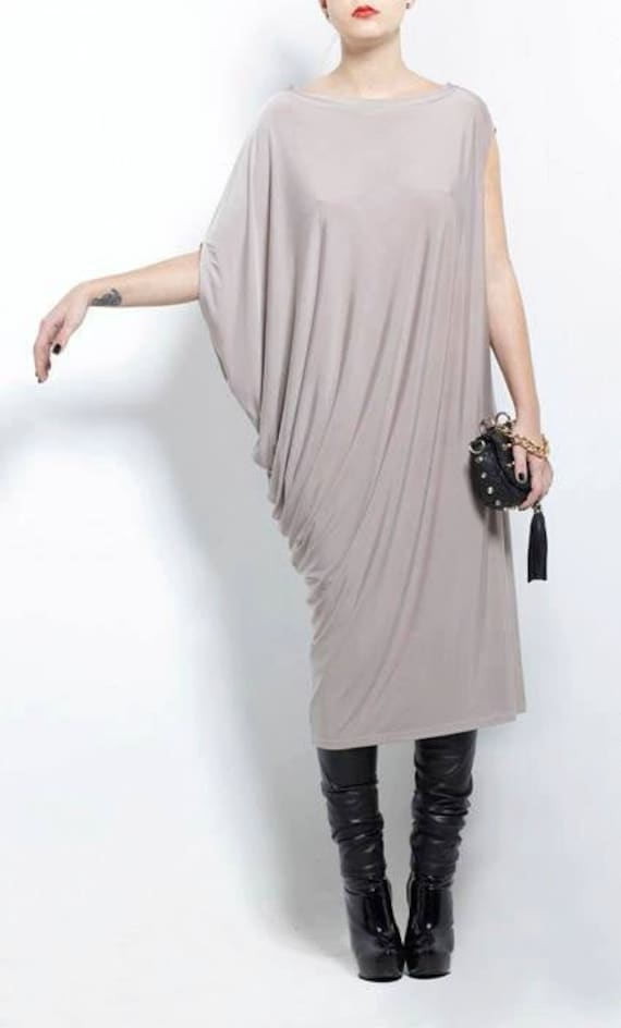 Oversized Jersey Tunika Kleid Loose Fit, Party von RALELE