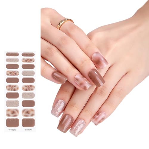 Modische Gel-Wraps für Maniküre zu Hause, LED-Lampe, Kunst-Aufkleber erforderlich von RALIYATX