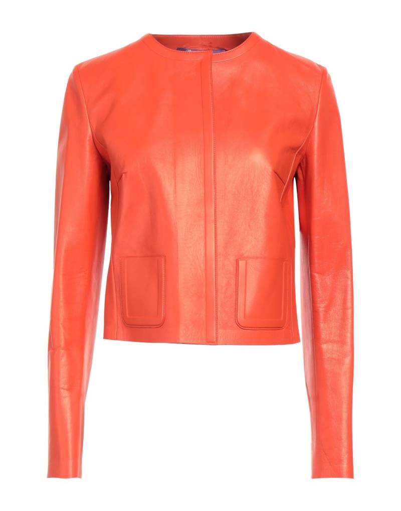 RALPH LAUREN COLLECTION Jacke & Anorak Damen Orange von RALPH LAUREN COLLECTION