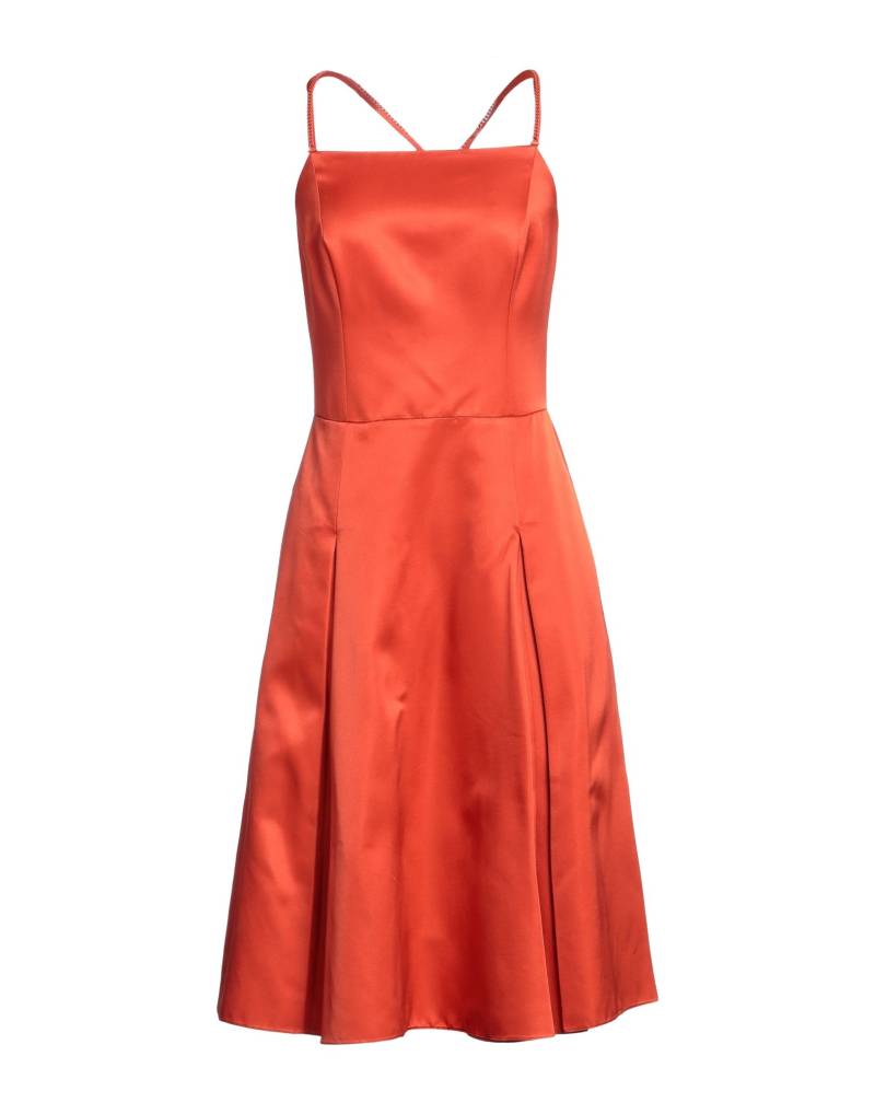 RALPH LAUREN COLLECTION Midi-kleid Damen Orange von RALPH LAUREN COLLECTION