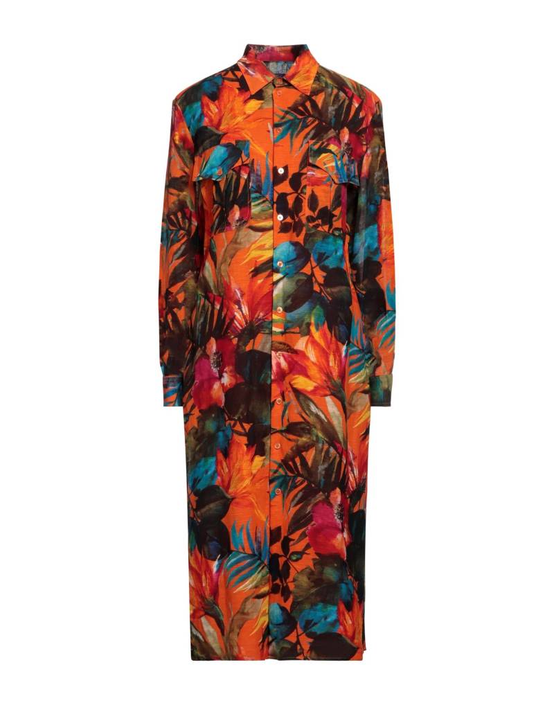 RALPH LAUREN COLLECTION Midi-kleid Damen Orange von RALPH LAUREN COLLECTION