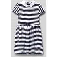 Polo Ralph Lauren Teens Kleid mit Logo-Stitching in Marine, Größe XL von Polo Ralph Lauren Teens