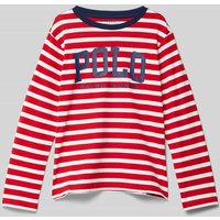 Polo Ralph Lauren Teens Longsleeve mit Label-Print in Rot, Größe M von Polo Ralph Lauren Teens