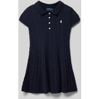 Polo Ralph Lauren Teens Strickkleid mit Zopfmuster in Marine, Größe M von Polo Ralph Lauren Teens
