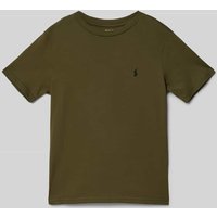 Polo Ralph Lauren Teens T-Shirt mit Label-Stitching in Oliv, Größe M von Polo Ralph Lauren Teens