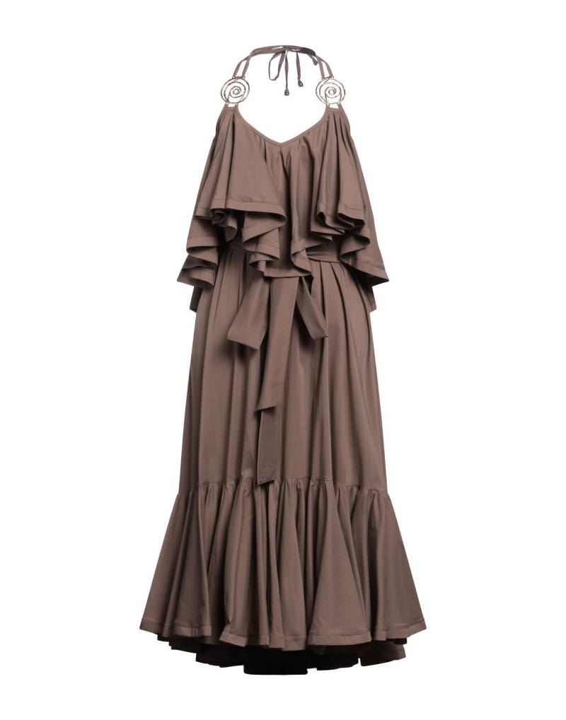 RALUCA MIHALCEANU Midi-kleid Damen Khaki von RALUCA MIHALCEANU