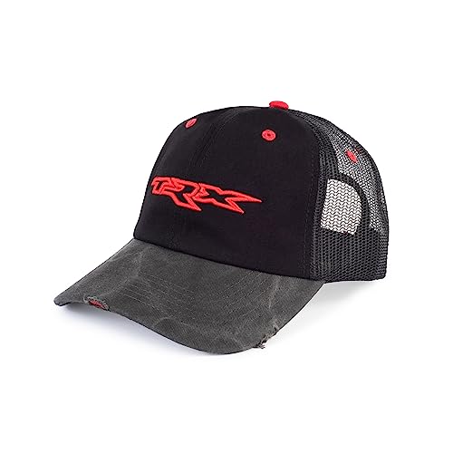 RAM Trucks Distressed TRX Custom Trucker Hut, unstrukturierte 6-Panel, Einheitsgröße, Schwarz, Schwarz, Einheitsgr��e von RAM