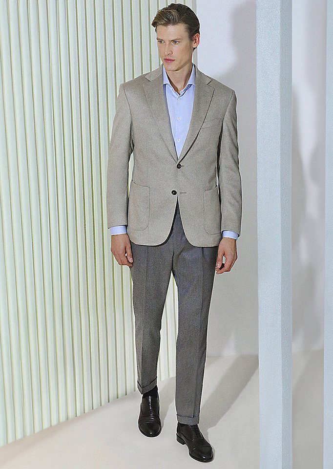 RAMSEY Chinohose Klassische Hose aus Wollmischung mit moderner Passform von RAMSEY