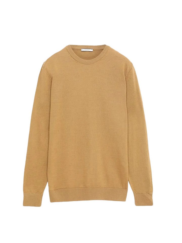 RAMSEY Longpullover Buff Strick-Sweatshirt von RAMSEY