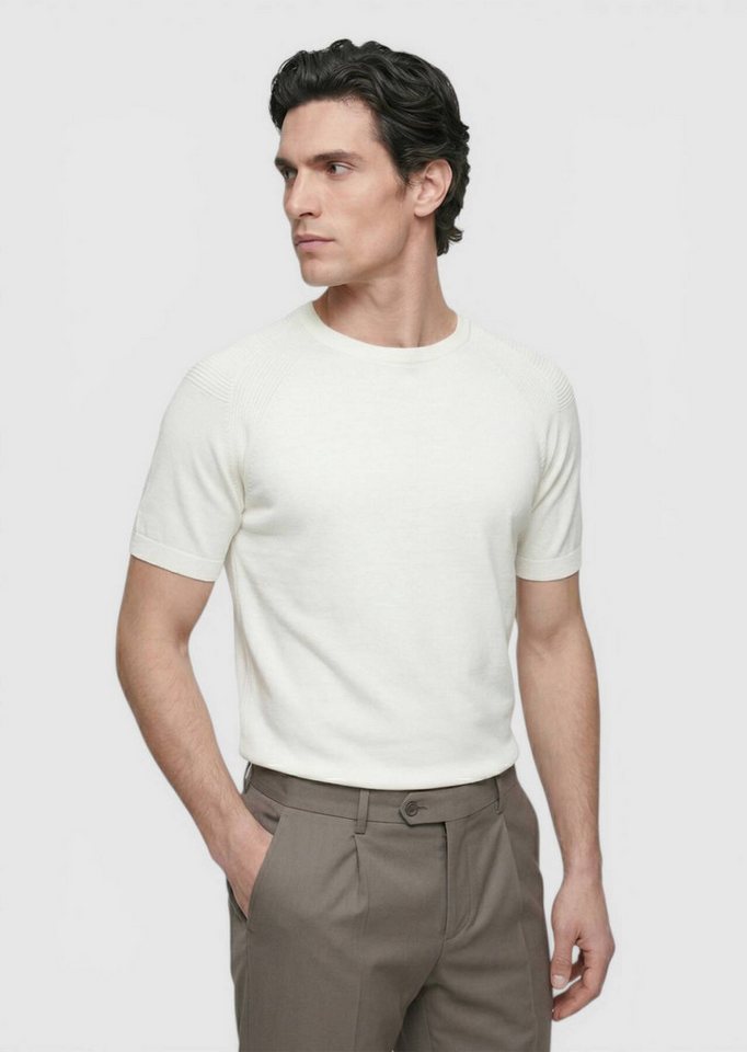 RAMSEY Longpullover Ecru Strickmode von RAMSEY
