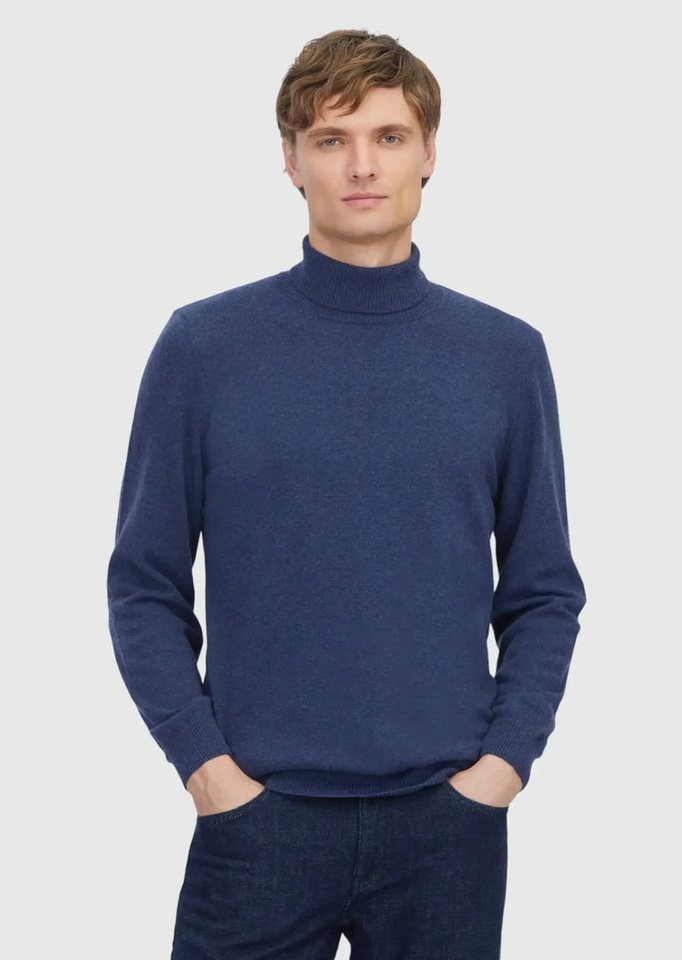 RAMSEY Longpullover Indigo Strickwaren Sweatshirt von RAMSEY