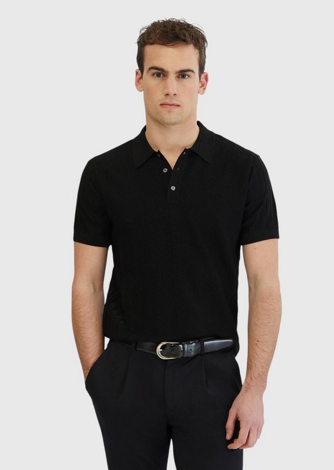 RAMSEY Longpullover KazakBlack Strickpullover von RAMSEY