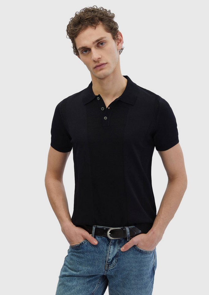 RAMSEY Longpullover KazakBlack Strickpullover von RAMSEY