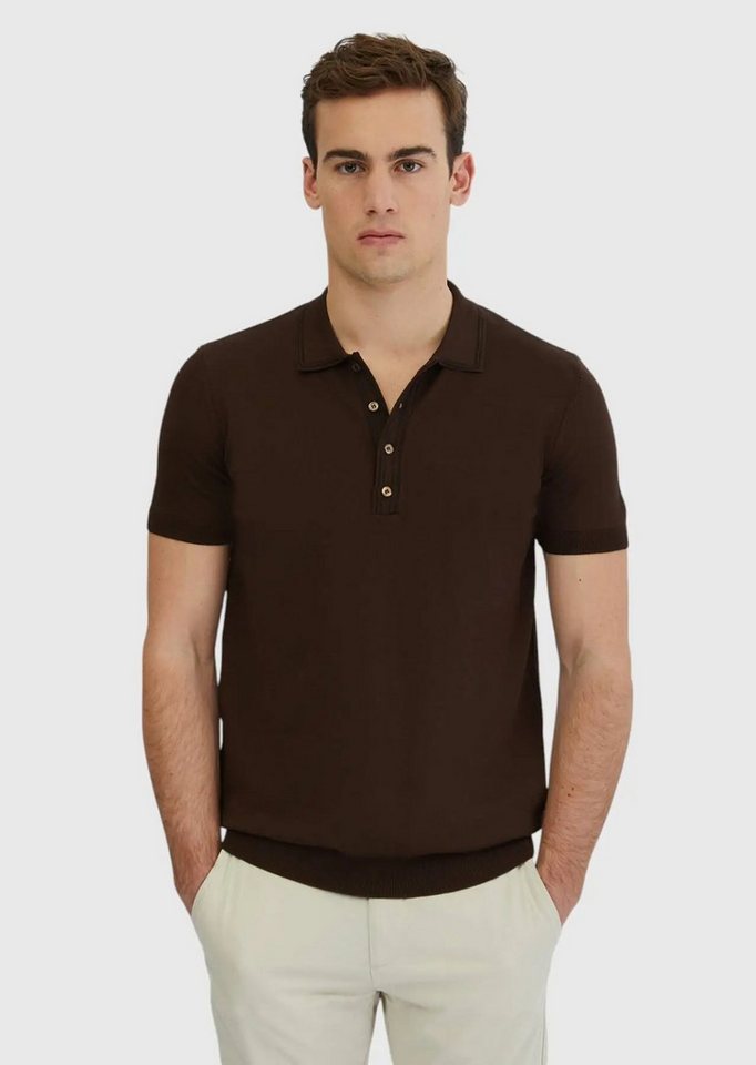 RAMSEY Longpullover KazakBrown Strickpullover von RAMSEY