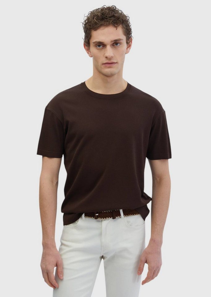 RAMSEY Longpullover KazakBrown Strickpullover von RAMSEY