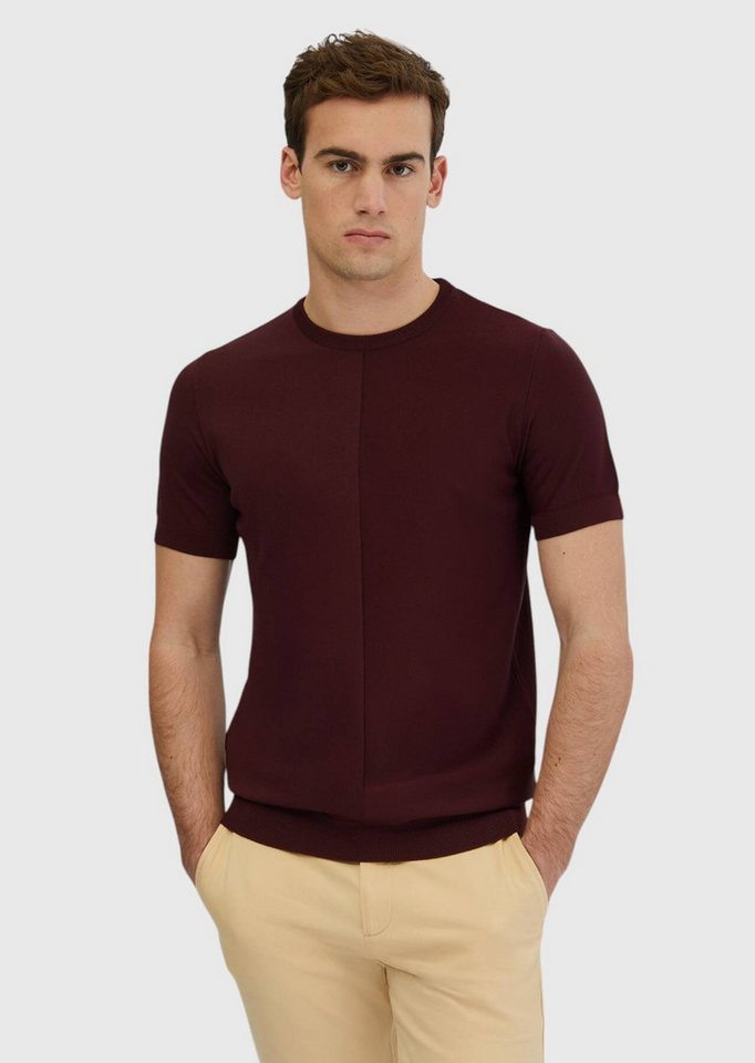 RAMSEY Longpullover KazakRed Brick Strickpullover von RAMSEY