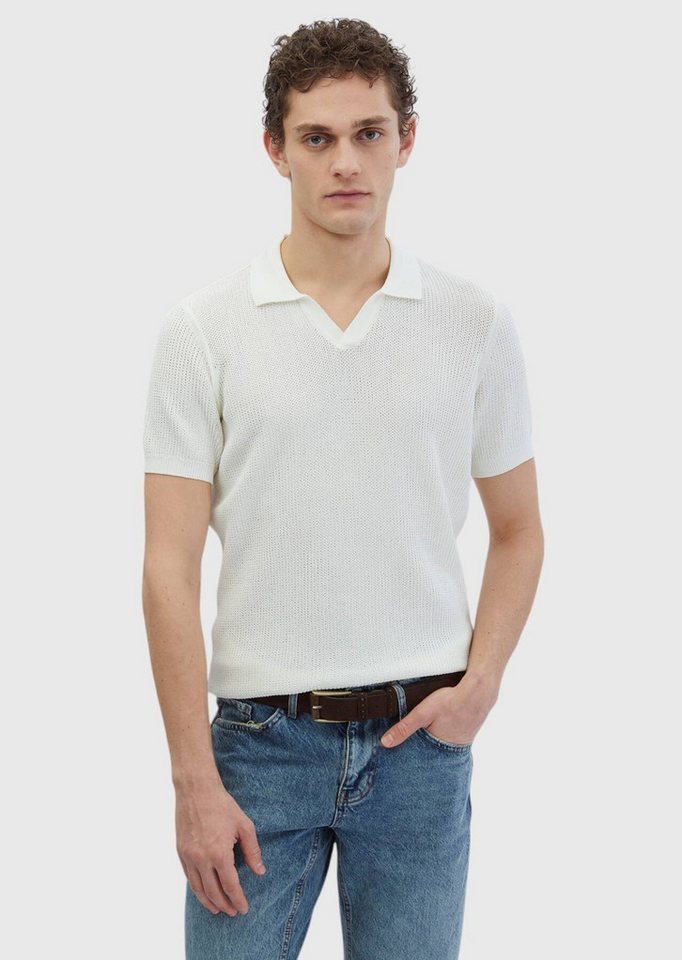 RAMSEY Longpullover KazakWhite Strickpullover von RAMSEY